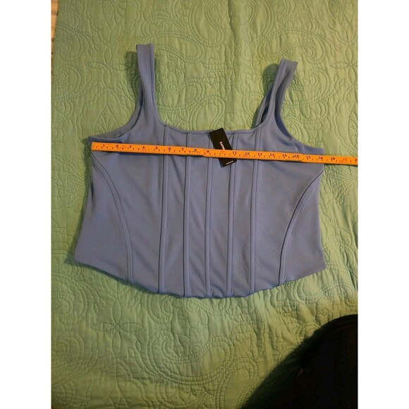 Express Body Contour Women's Size XL Baby Blue High Compression Corset NWT - Picture 8 of 9